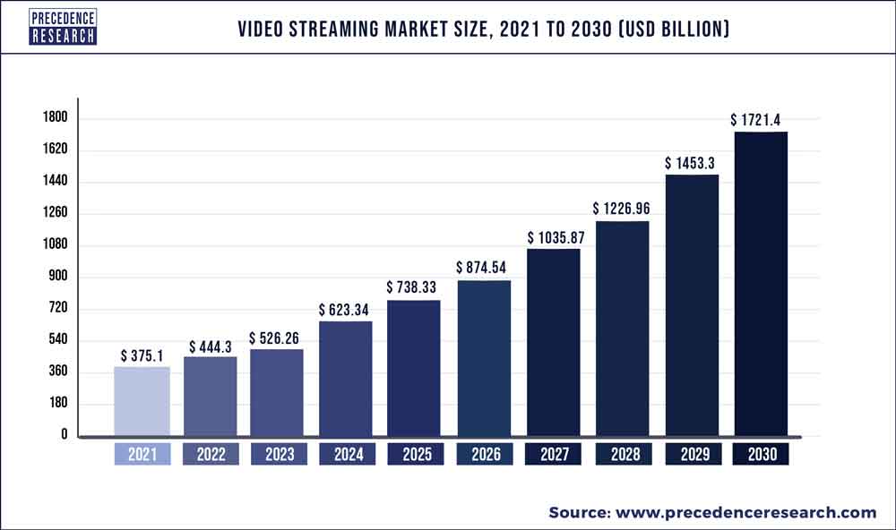 Video Streaming Market Size Trends Growth Report 2030