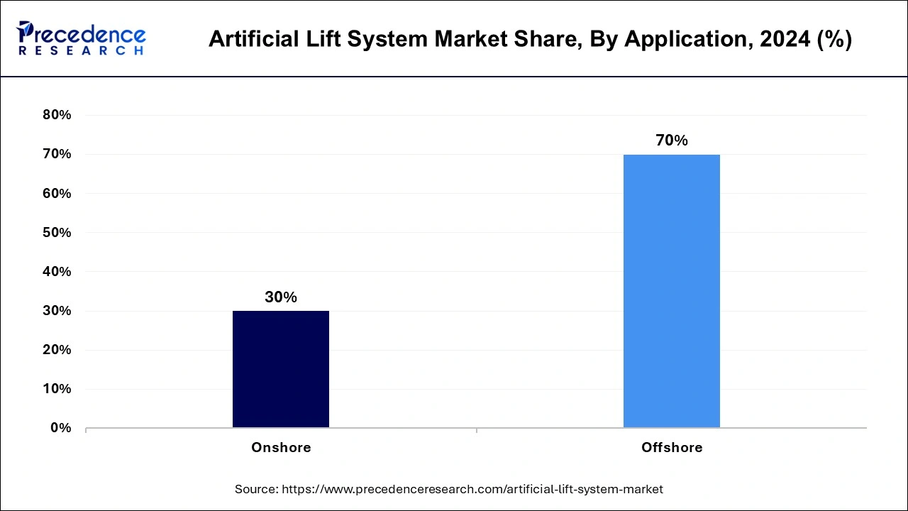 Artificial Lift System Market Share, By Application, 2024 (%)