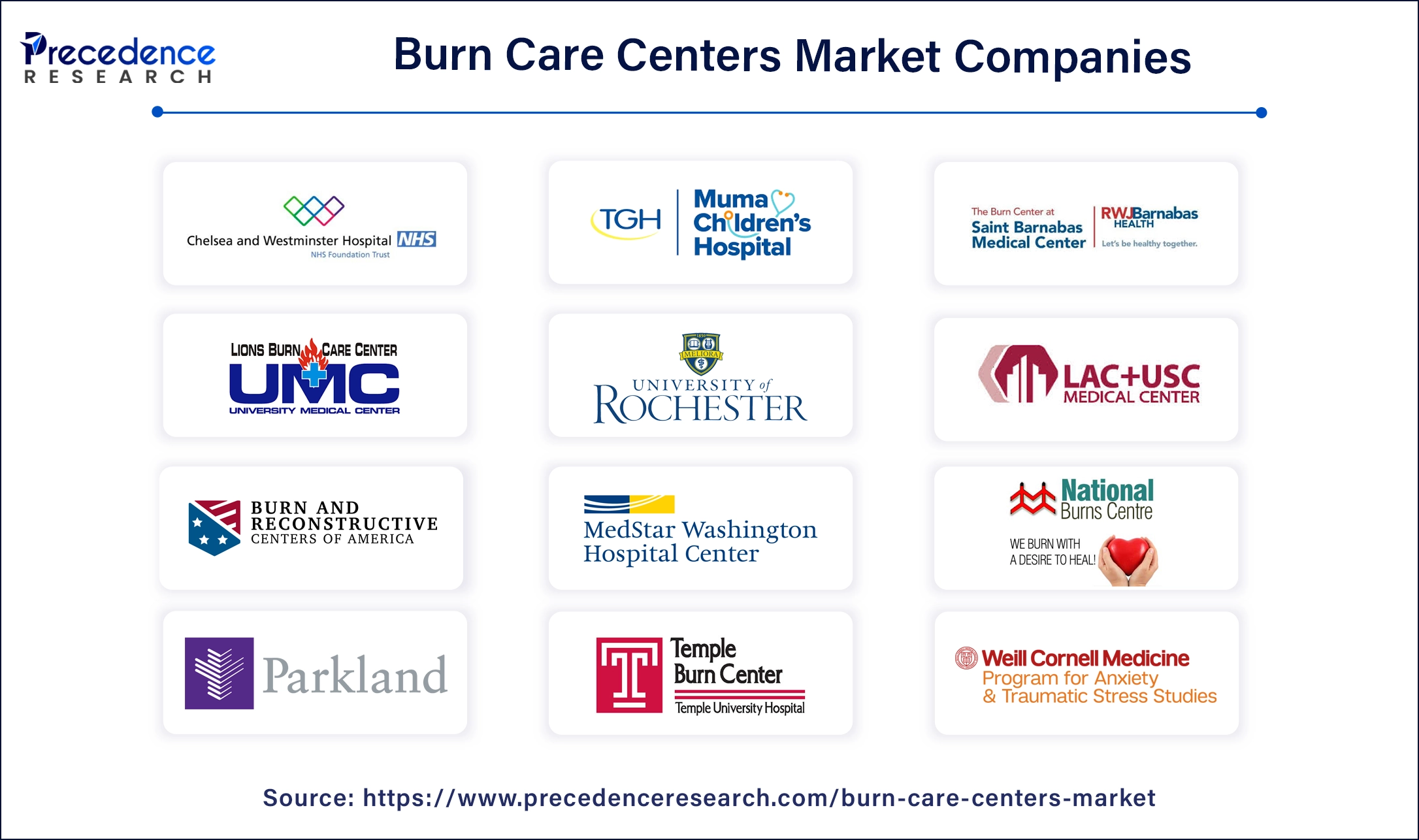 Burn Care Centers Companies