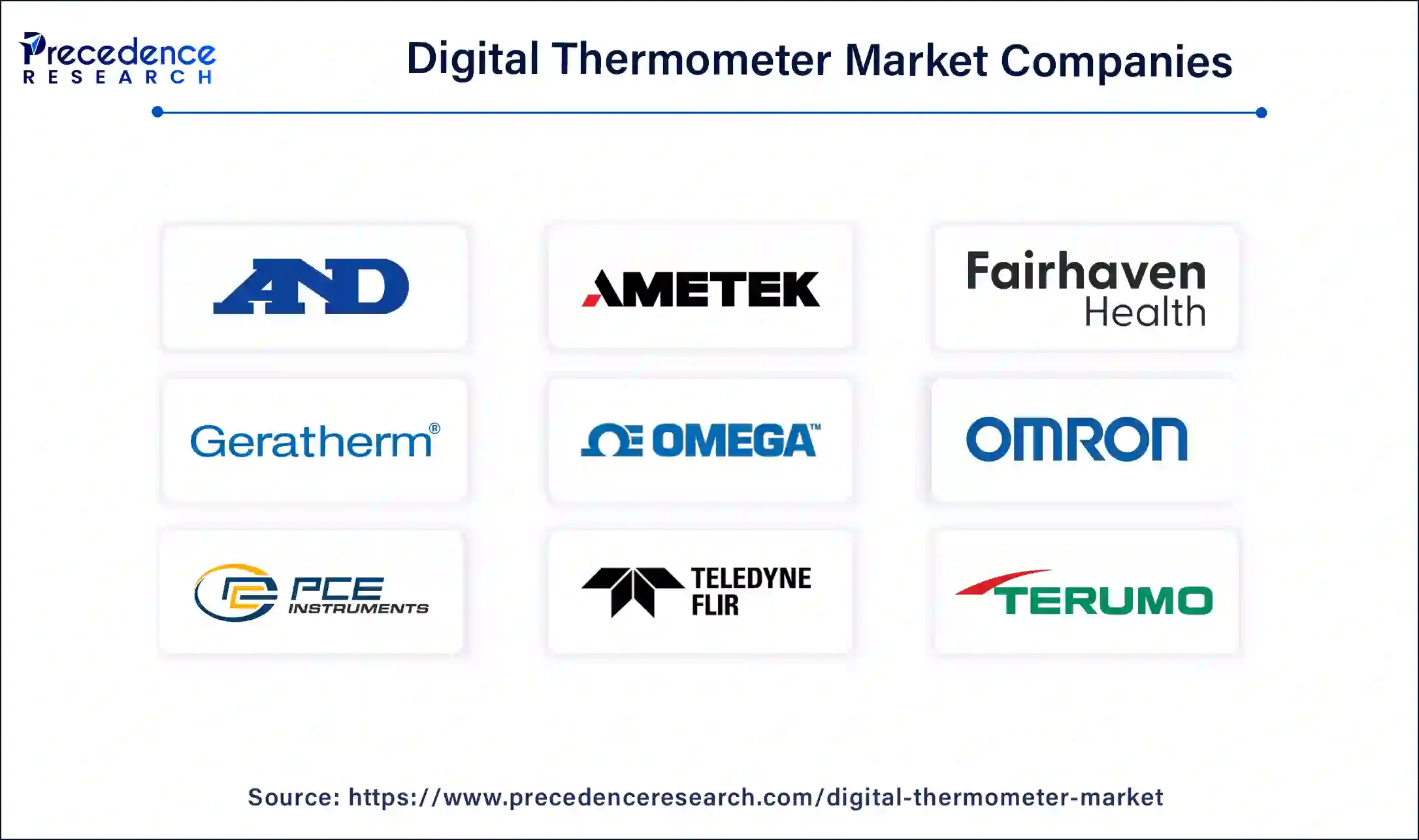 Digital Thermometer Market Companies