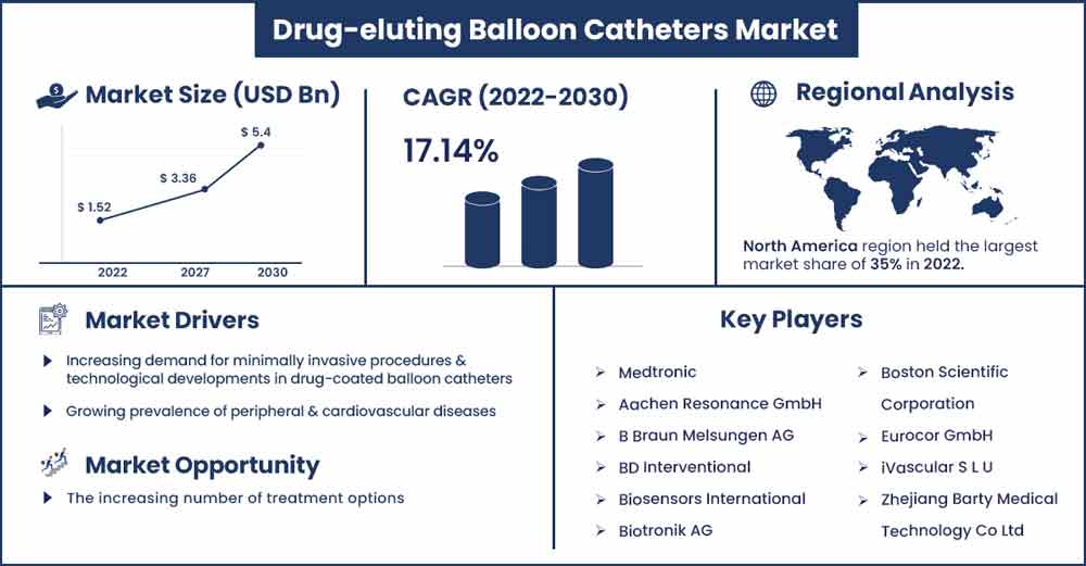 Drug-eluting Balloon Catheters Market Size and Growth Rate From 2022 To 2030