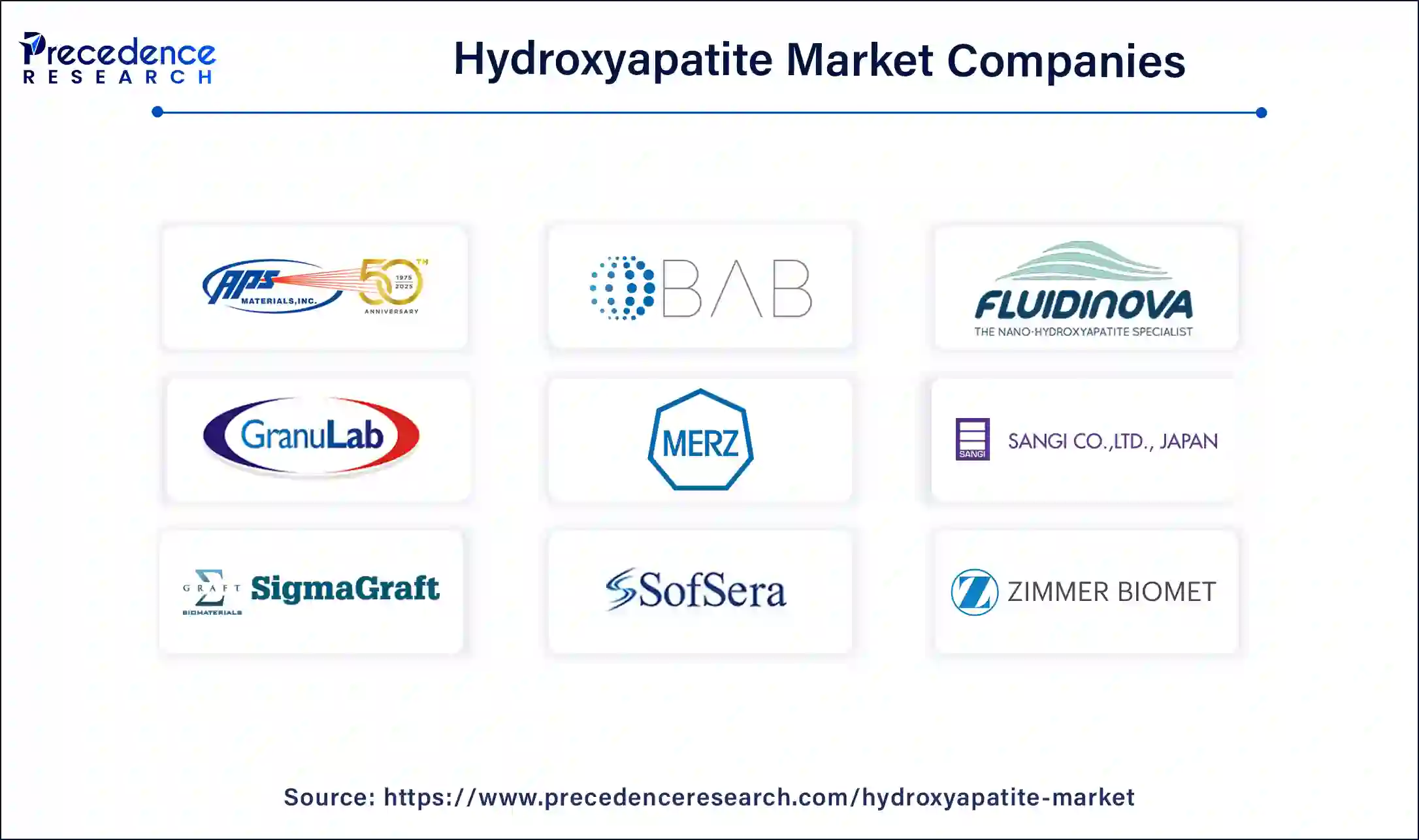 Hydroxyapatite Market Companies