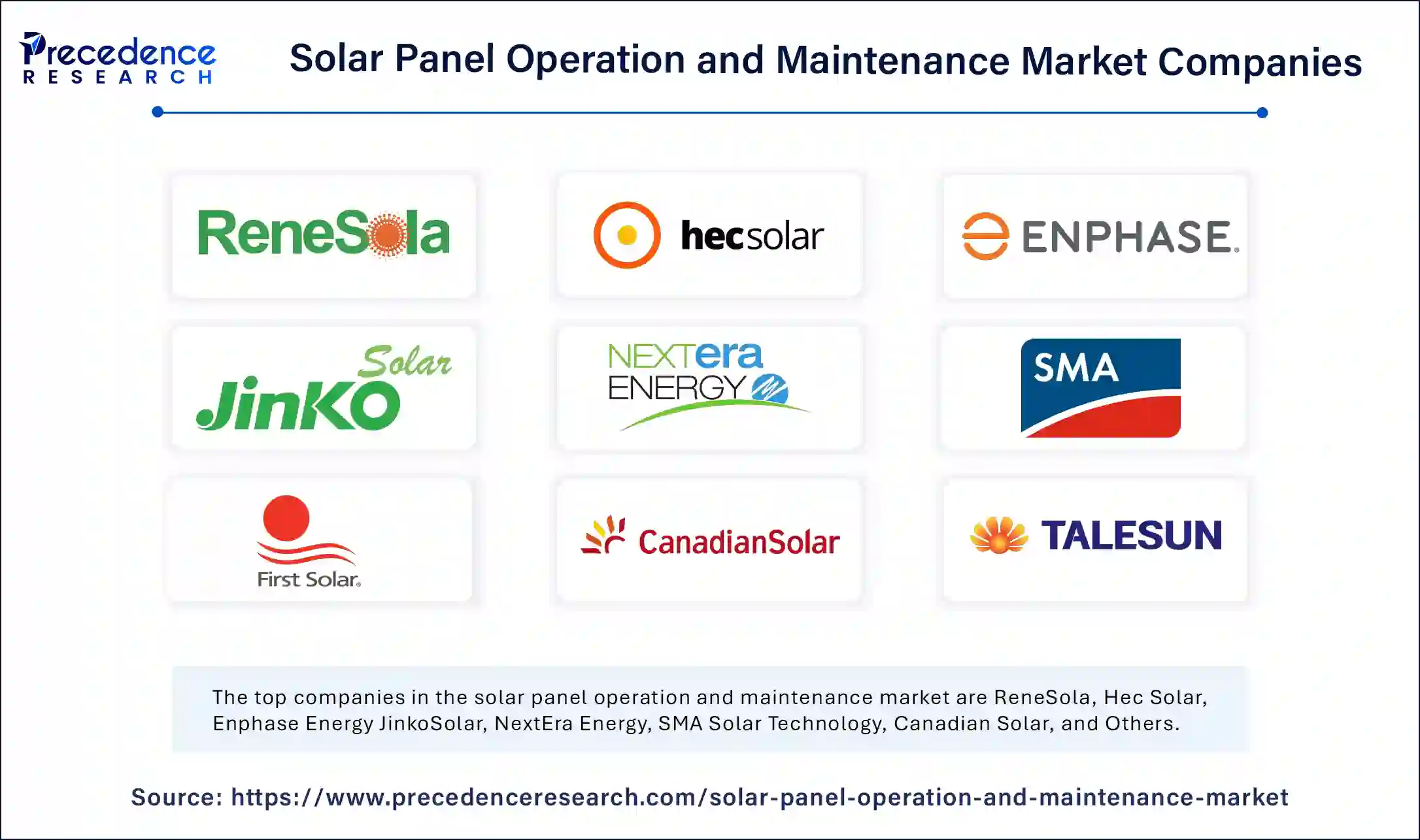 Solar Panel Operation and Maintenance Market Companies