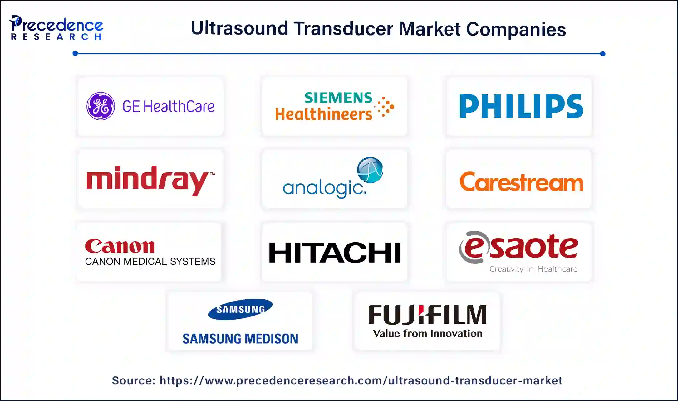 Ultrasound Transducer Companies